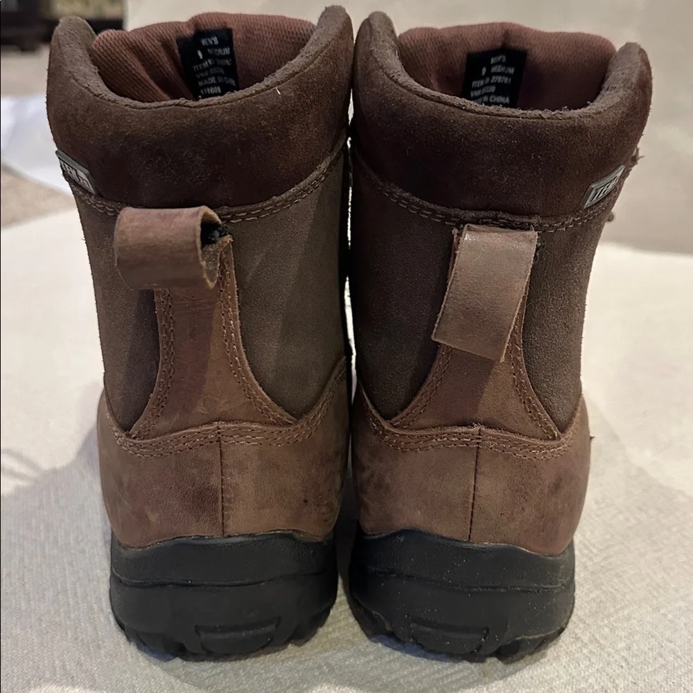 L.L. Bean Men's Dark Brown Lace-Up Boots 9